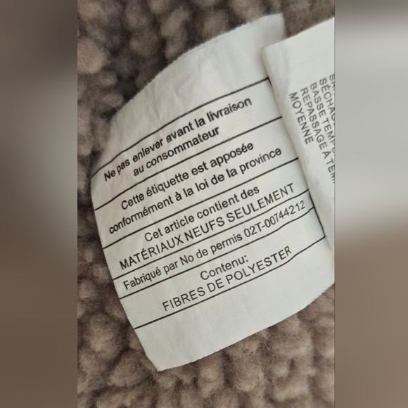 Walls Workwear Sherpa Lined Jacket Brown Canvas Snap Front Coat Warm Utility S2X - Picture 11 of 11